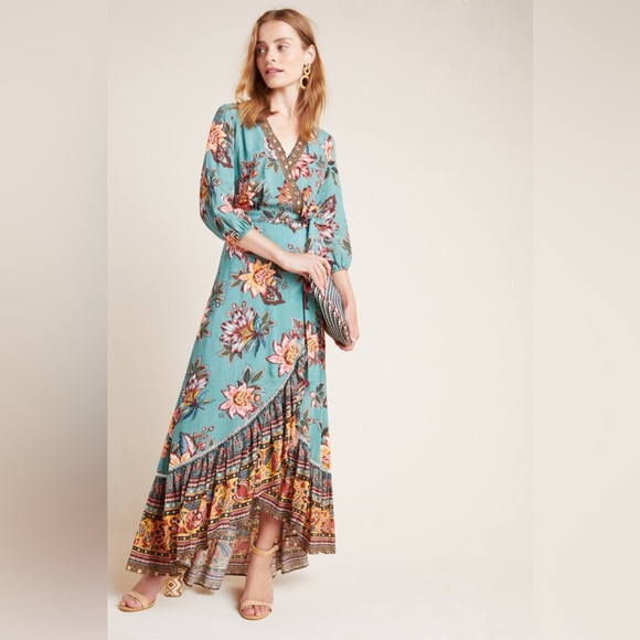 Farm Rio for Anthropologie Viera Wrap Dress - Picture 7 of 9